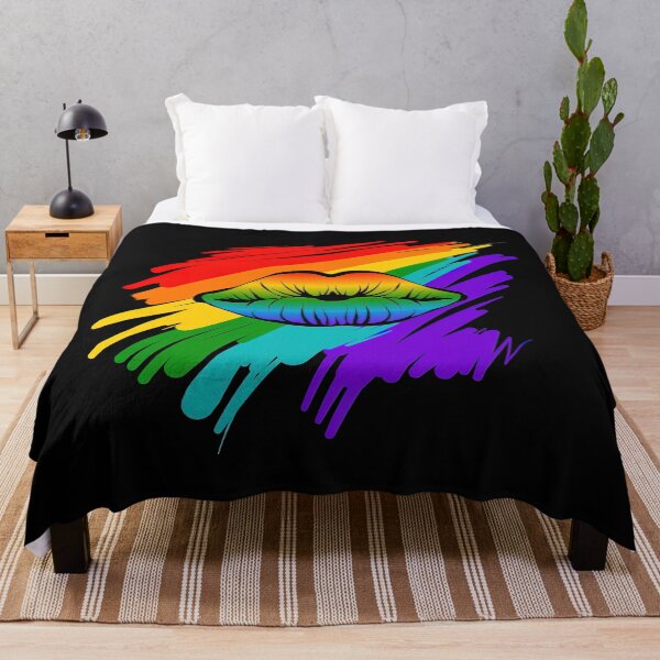 Item preview, A Rainbow Kiss, Rainbow Kiss, Gay pride designed and sold by graphic-genie.