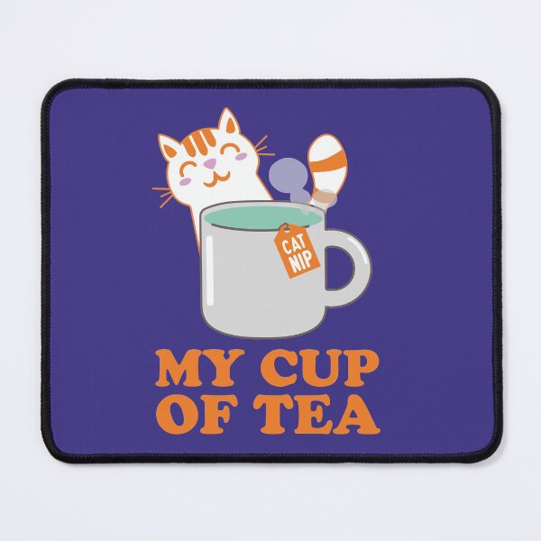 Item preview, My Cup of Catnip Tea | Japanese Cat Aesthetic | Funny designed and sold by Fluffy-Vectors.