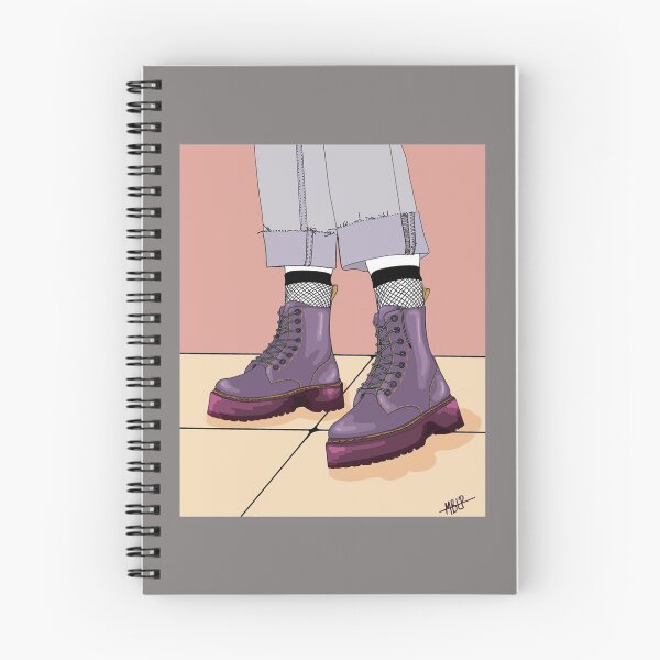 Item preview, Purple doctor martens   designed and sold by HappyStashByTsh.