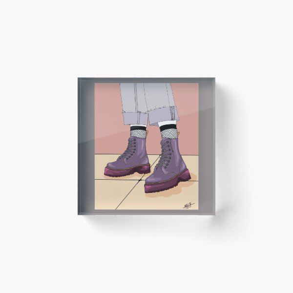 Item preview, Purple doctor martens   designed and sold by HappyStashByTsh.