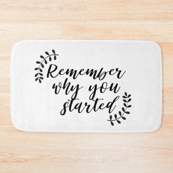 Item preview, Remember why you started - Inspirational quote  designed and sold by KarolinaPaz.