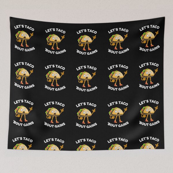 Item preview, Lets Taco Bout It - Funny Food Pun For Tacos Lovers, Food Lovers designed and sold by ExploreTheStore.