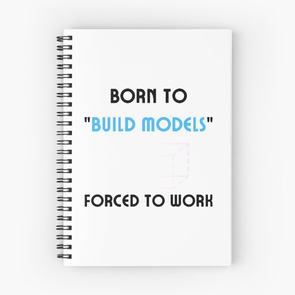 Item preview, Born to Build Models, Forced to Work Funny T-shirt men gift women gift designed and sold by InnovantDesigns.