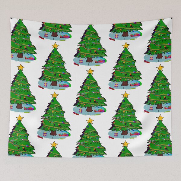 Aperçu de l'œuvre Arbre de Noël glissant créée et vendue par tropicalhen133.