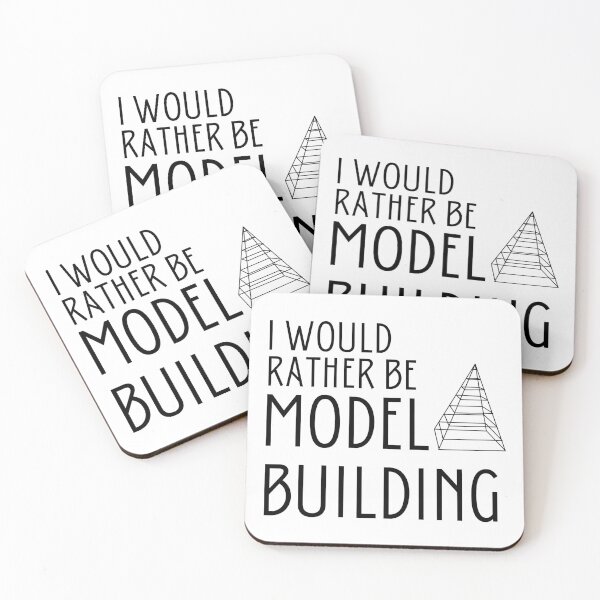 Item preview, I Would Rather Be Model Building Funny T-shirt men gift women gift designed and sold by InnovantDesigns.