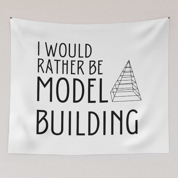 Item preview, I Would Rather Be Model Building Funny T-shirt men gift women gift designed and sold by InnovantDesigns.