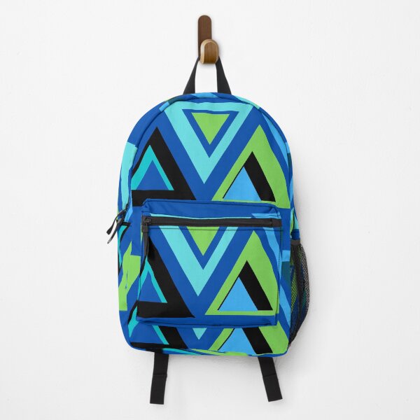 Item preview, KENTE INSPIRED TRIANGLES - BLUE designed and sold by HillTopView.
