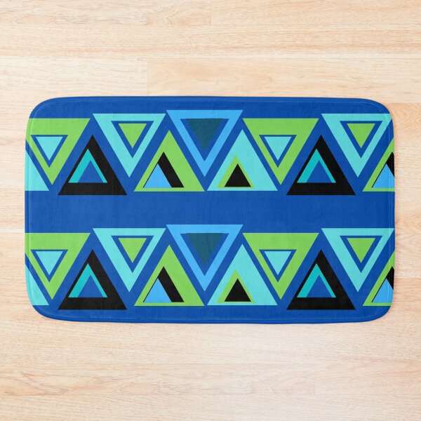 Item preview, KENTE INSPIRED TRIANGLES - BLUE designed and sold by HillTopView.