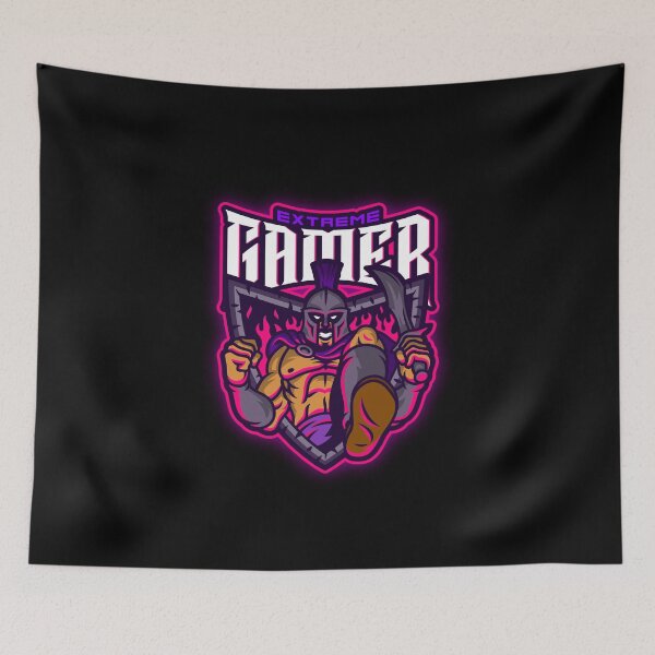 Item preview, Extreme Gamer with Though Spartan Soldier designed and sold by PRIVARSHU.