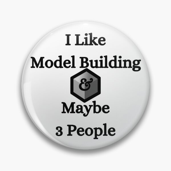 Item preview, I Like Model Building & Maybe 3 People Funny T-shirt men gift women gift designed and sold by InnovantDesigns.