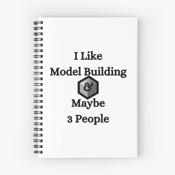 Item preview, I Like Model Building & Maybe 3 People Funny T-shirt men gift women gift designed and sold by InnovantDesigns.