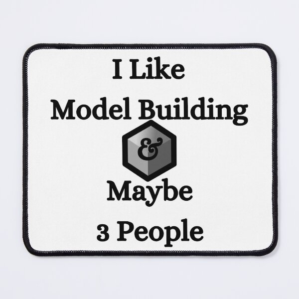 Item preview, I Like Model Building & Maybe 3 People Funny T-shirt men gift women gift designed and sold by InnovantDesigns.