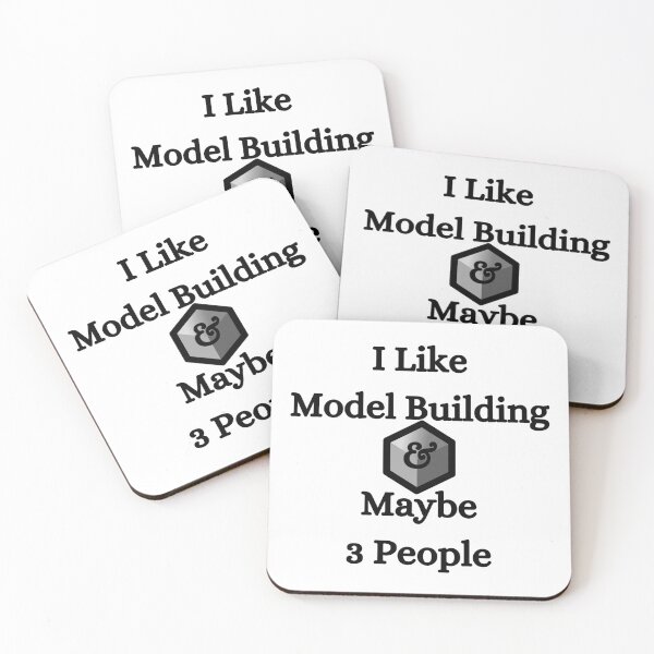 Item preview, I Like Model Building & Maybe 3 People Funny T-shirt men gift women gift designed and sold by InnovantDesigns.