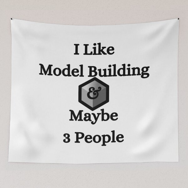 Item preview, I Like Model Building & Maybe 3 People Funny T-shirt men gift women gift designed and sold by InnovantDesigns.