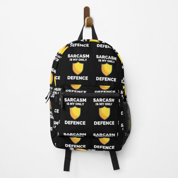 Item preview, Sarcasm Is My Only Defence - Funny Sarcastic Saying designed and sold by ExploreTheStore.