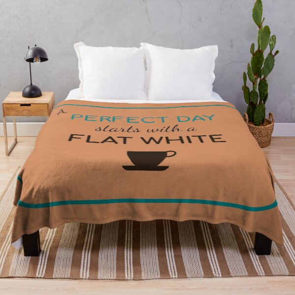 Item preview, Perfect Day Flat White designed and sold by SaturdayMeadow.