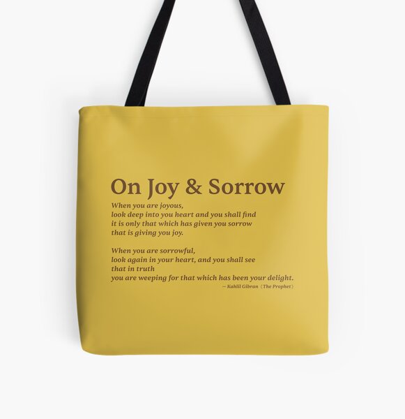 Item preview, On Joy & Sorrow - From The Prophet by Kahlil Gibran designed and sold by CarlottaLai.