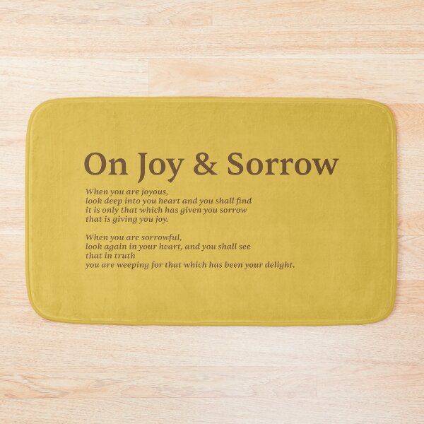 Item preview, On Joy & Sorrow - From The Prophet by Kahlil Gibran designed and sold by CarlottaLai.
