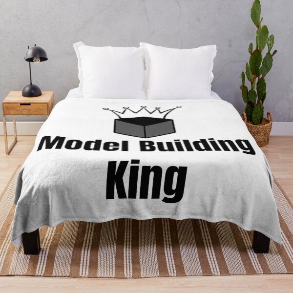 Item preview, Model Building King Funny T-shirt men gift women gift designed and sold by InnovantDesigns.