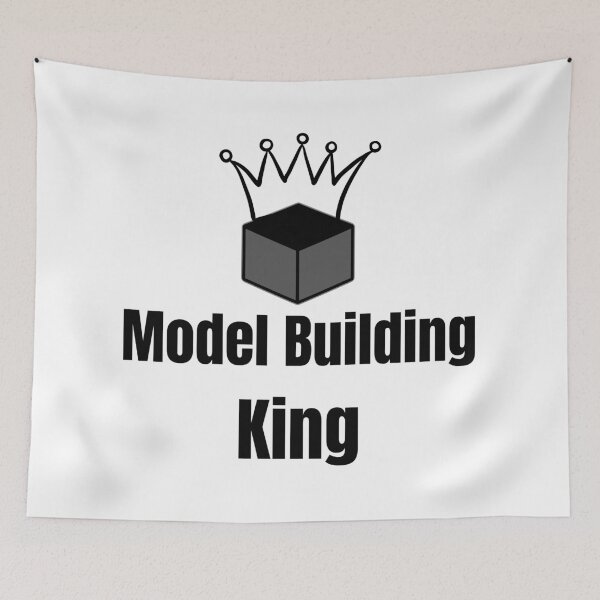 Item preview, Model Building King Funny T-shirt men gift women gift designed and sold by InnovantDesigns.