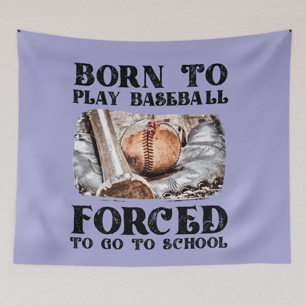Item preview, Born To Play Baseball  Baseball Player designed and sold by Linenist.