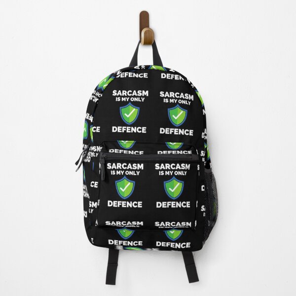 Item preview, Sarcasm Is My Only Defence - Funny Sarcastic Saying designed and sold by ExploreTheStore.
