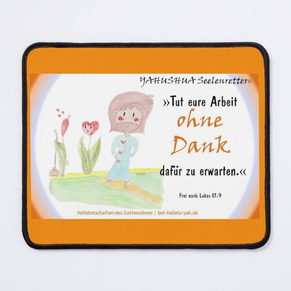 Yahushua Soul Savior GER Mouse Pad