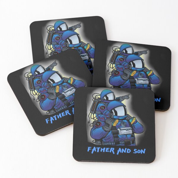 Item preview, Father and son astronaut  designed and sold by karimaK-71.