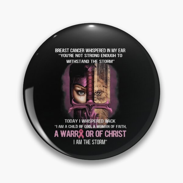 Item preview, Breast Cancer Whispered In My Ear   designed and sold by Linenist.