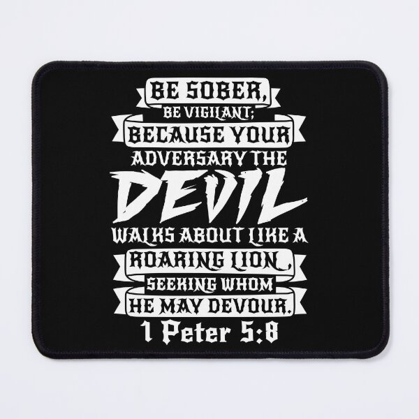 Item preview, 1 Peter 5:8 designed and sold by plushism.