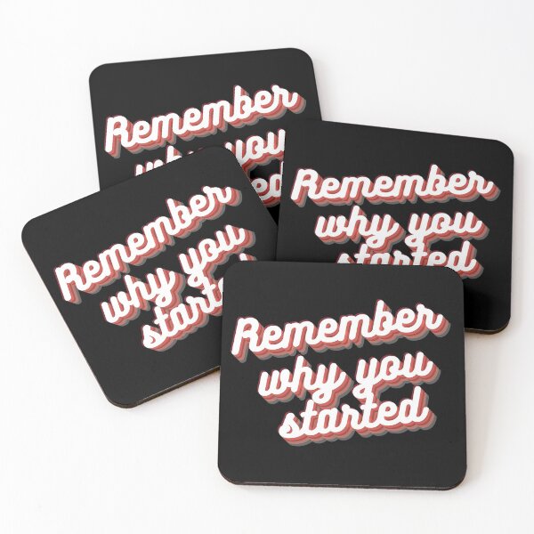 Item preview, Remember Why You Started - Retro designed and sold by KarolinaPaz.