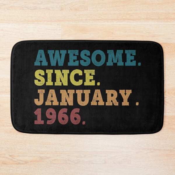 Item preview, Awesome Since January 1966 Retro Vintage 56th Birthday Gift designed and sold by designbychow.