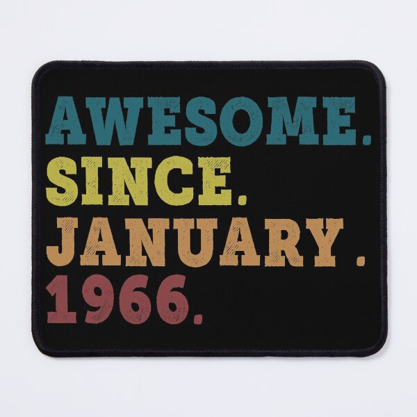 Item preview, Awesome Since January 1966 Retro Vintage 56th Birthday Gift designed and sold by designbychow.