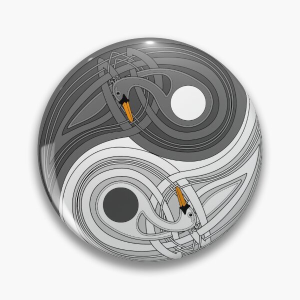 Item preview, Yin Yang Celtic Swans designed and sold by IOMAprints.