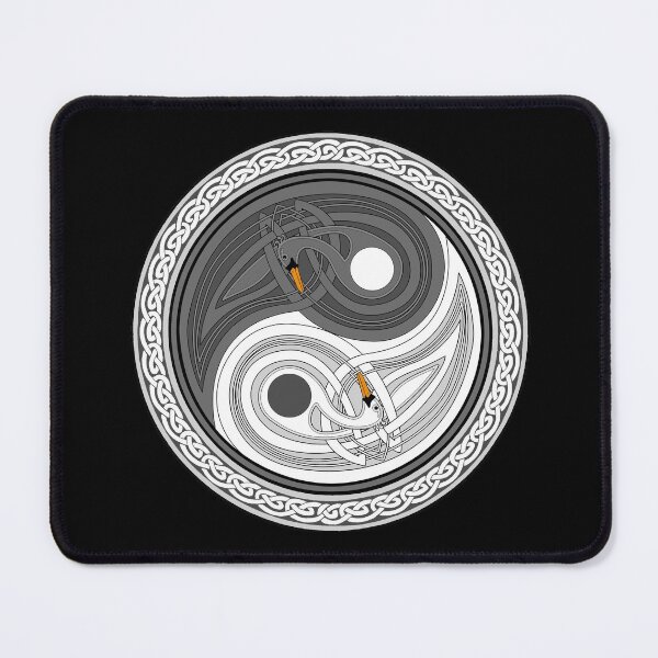 Item preview, Yin Yang Celtic Swans designed and sold by IOMAprints.