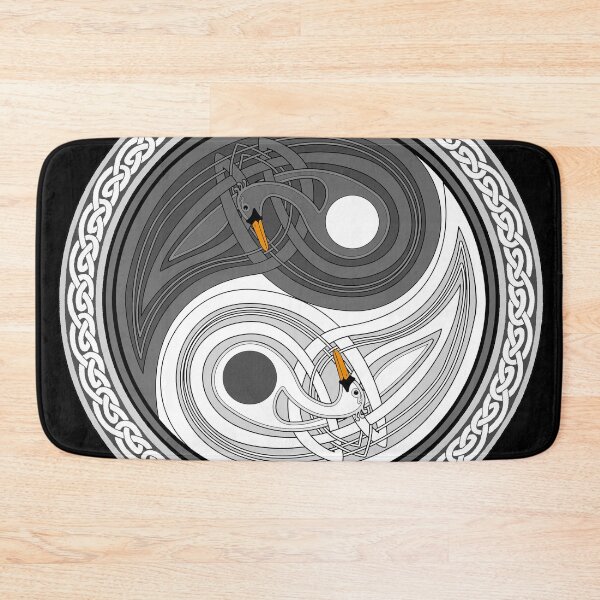 Item preview, Yin Yang Celtic Swans designed and sold by IOMAprints.