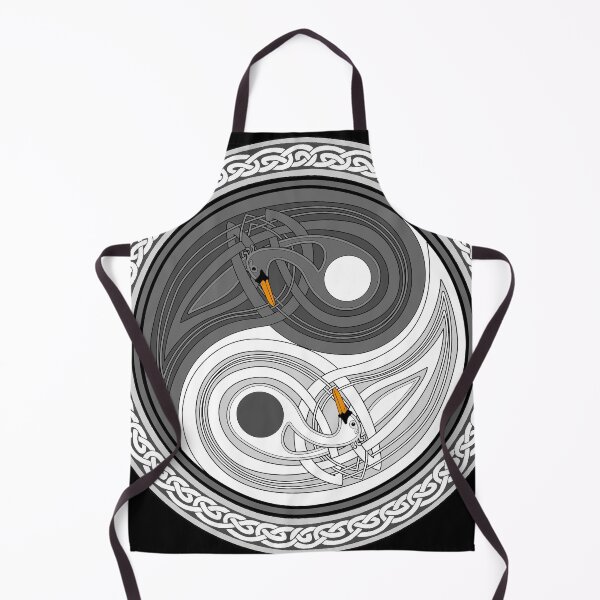 Item preview, Yin Yang Celtic Swans designed and sold by IOMAprints.