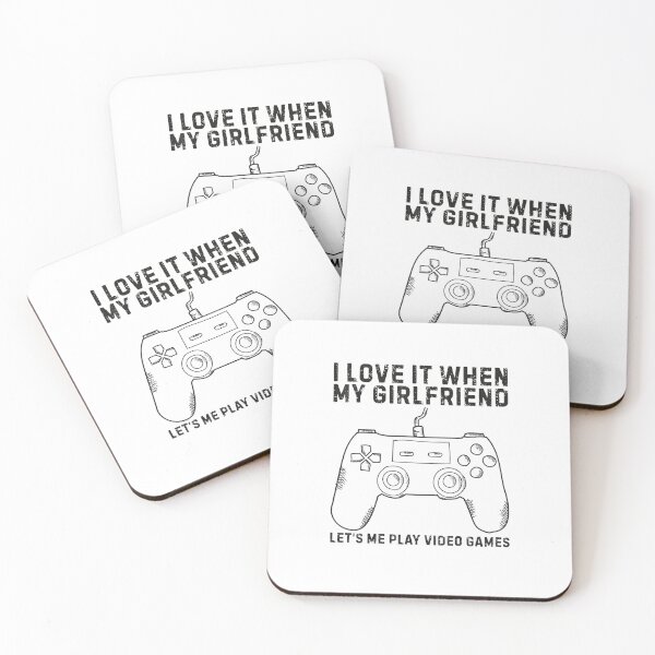 Item preview, I Love it when My Girlfriend Lets Me Play Video Games funny T-Shirt designed and sold by shop   luisant.
