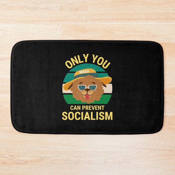 Item preview, Only You Can Prevent Socialism - Dog Camping Vintage Funny designed and sold by ExploreTheStore.