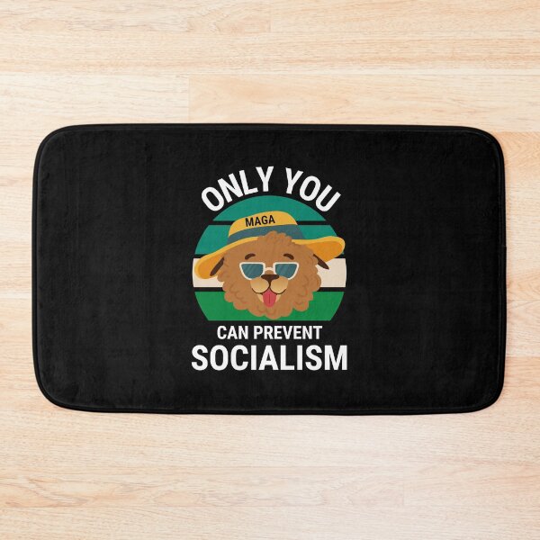 Item preview, Only You Can Prevent Socialism - Dog Camping Vintage Funny designed and sold by ExploreTheStore.