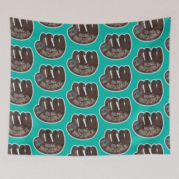 Item preview, PhiloSLOTHical - cute sloth pun designed and sold by hitechmom.