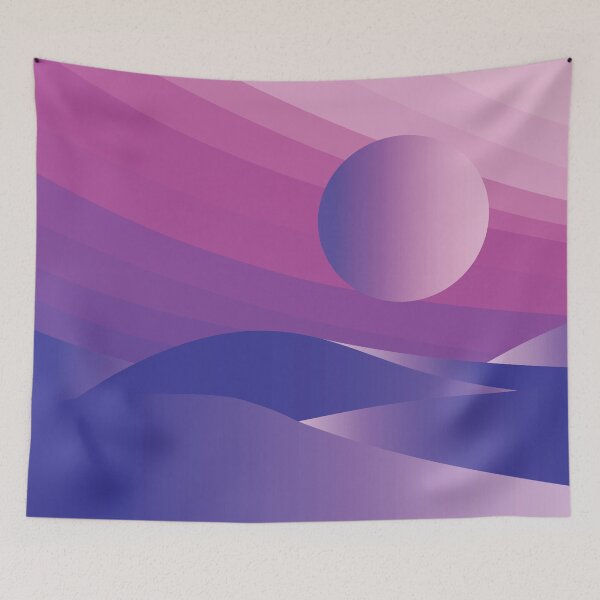 Item preview, 3D Sunset in the Desert 1 designed and sold by blueocan.