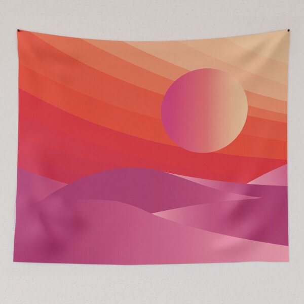 Item preview, 3D Sunset in the Desert 2 designed and sold by blueocan.