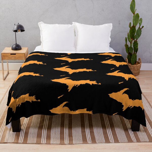 Item preview, Upper Peninsula in Orange/Black designed and sold by EzrasTrinkets.