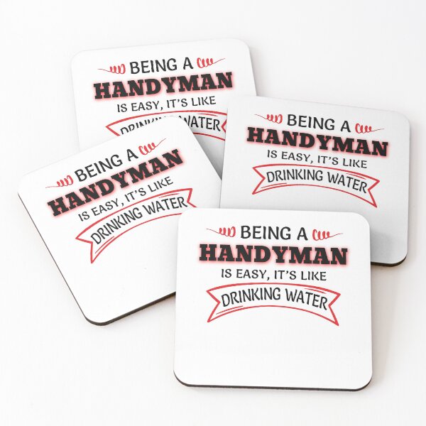 Item preview, Being A Handyman Is Easy It's Like Drinking Water designed and sold by Mouadox ★★★★★.