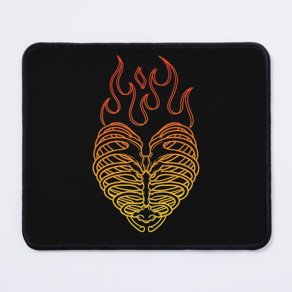 Item preview, Flaming Skeleton Heart (C) designed and sold by SoulArtLove.