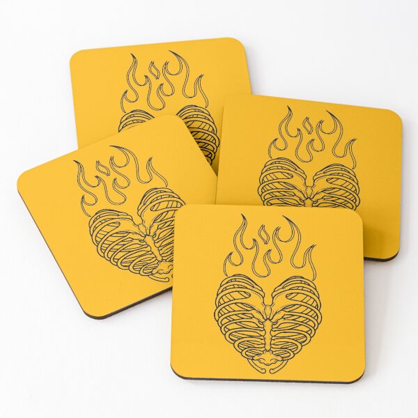 Item preview, Flaming Skeleton Heart (B) designed and sold by SoulArtLove.