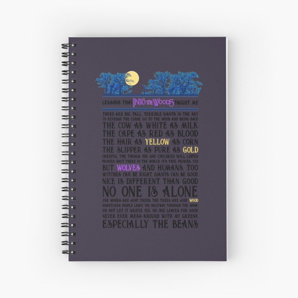 Lessons That Into The Woods Taught Me Awesome Music   Art Print