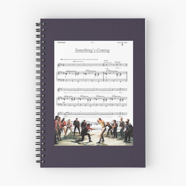 Item preview, Retro Style West Side Story Lyricist Something_s Coming Sheet Music designed and sold by VoltGBdesign.