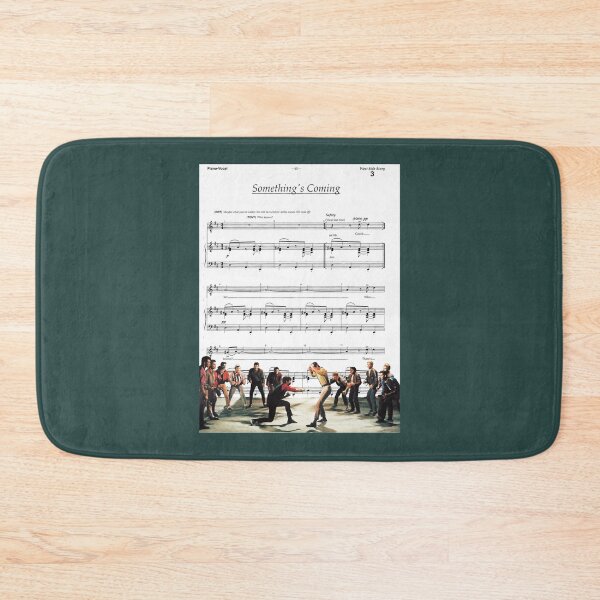Item preview, Retro Style West Side Story Lyricist Something_s Coming Sheet Music   designed and sold by VoltGBdesign.